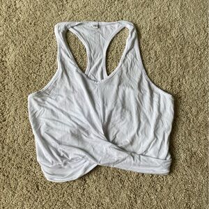 small white active/everyday tank top